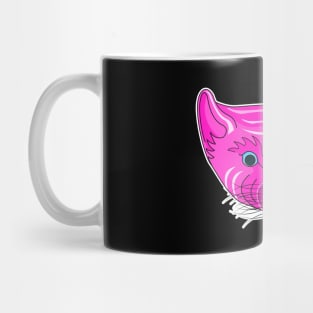 cute pine marten face cartoon Mug